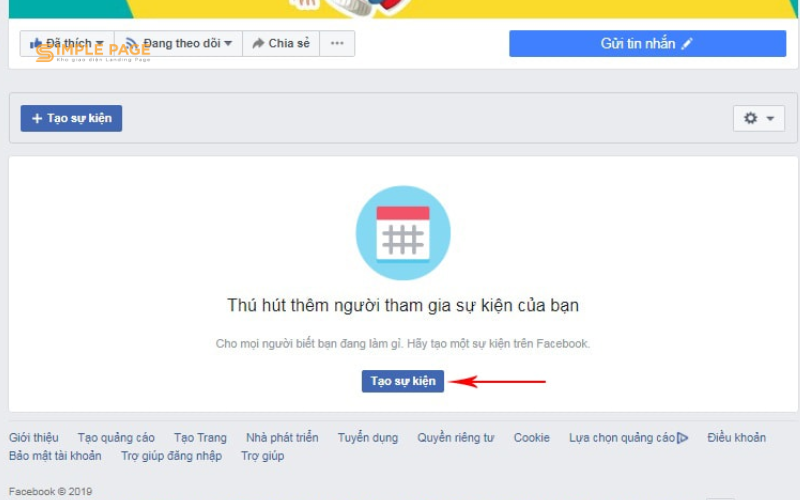 Quảng bá sự kiện trên Facebook Fanpage