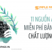 11 nguồn ảnh miễn phí bản quyền chất lượng cao
