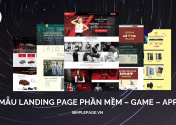 Mẫu Landing Page Phần mềm – Game – App miễn phí chất lượng cao