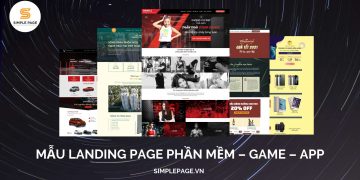 Mẫu Landing Page Phần mềm – Game – App miễn phí chất lượng cao