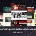 Mẫu Landing Page Phần mềm – Game – App miễn phí chất lượng cao