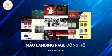 Mẫu landing page Đồng hồ hấp dẫn và tối ưu