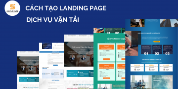 Cách tạo landing page dịch vụ vận tải logistics chuyên nghiệp miễn phí
