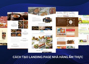 Cách tạo landing page nhà hàng ẩm thực đẹp, miễn phí