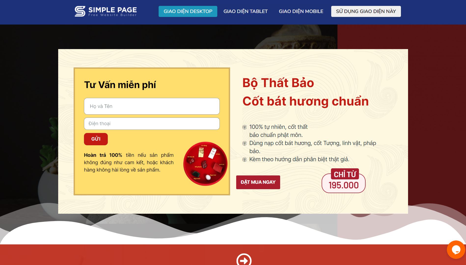 mau-landing-page-do-phong-thuy-tam-linh-02