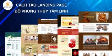 Cách tạo landing page đồ phong thủy tâm linh đẹp và miễn phí