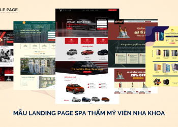 Mẫu landing page spa thẩm mỹ viện nha khoa làm đẹp miễn phí