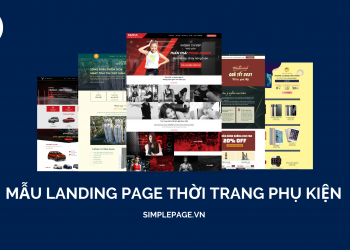 mẫu landing page thời trang đẹp