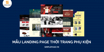 mẫu landing page thời trang đẹp