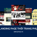 mẫu landing page thời trang đẹp