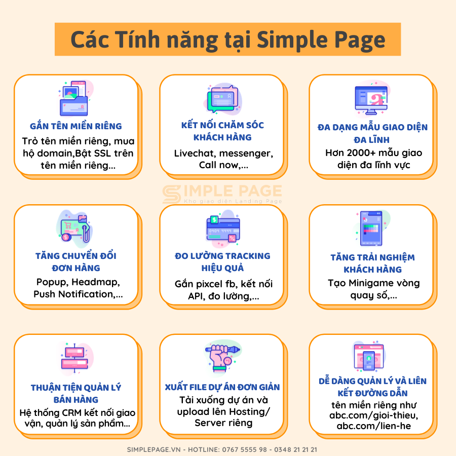 hướng dẫn sử dụng SimplePage, tài liệu hướng dẫn sử dụng SimplePage, sử dụng SimplePage, sử dụng SimplePage tạo landing page , tạo landing page miễn phí