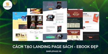 Cách tạo landing page sách – ebook đẹp và miễn phí tại Simplepage