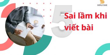 Sai lầm khi viết bài