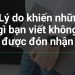 lý do khiến những gì bạn viết không được đón nhận