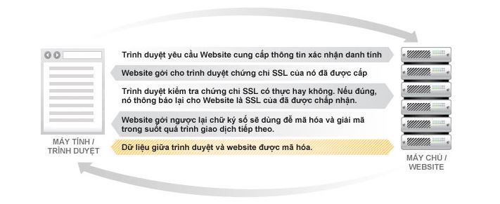 Cách chứng chỉ SSL hoạt động.