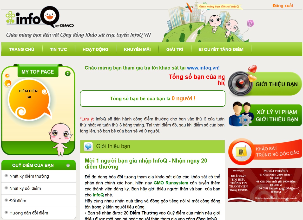 Hướng dẫn kiếm tiền trên trang infoq.vn - Kiemtienspeed - Cách kiếm tiền online - Thủ thuật internet