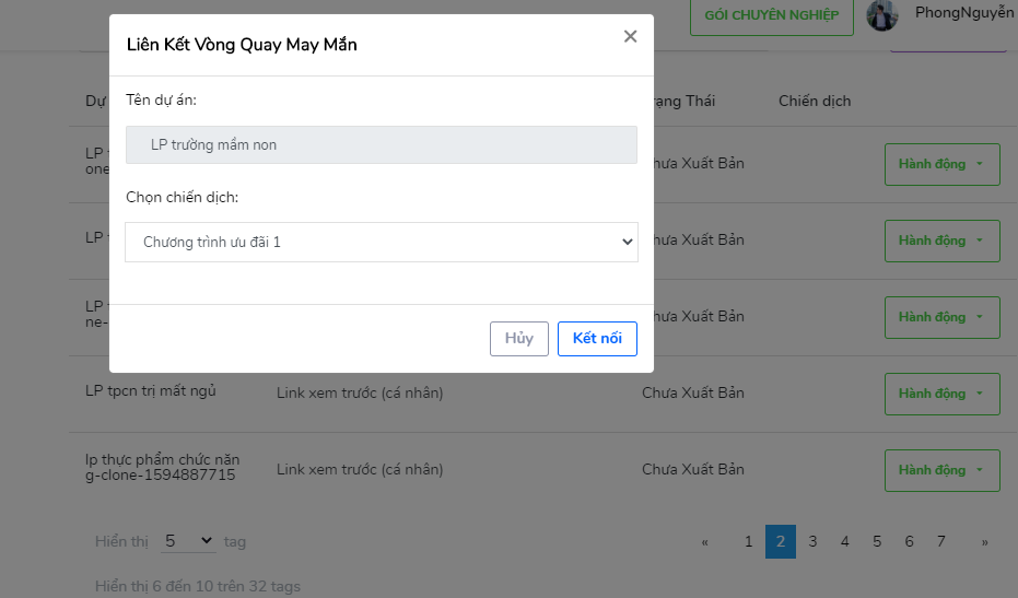 vòng quay may mắn