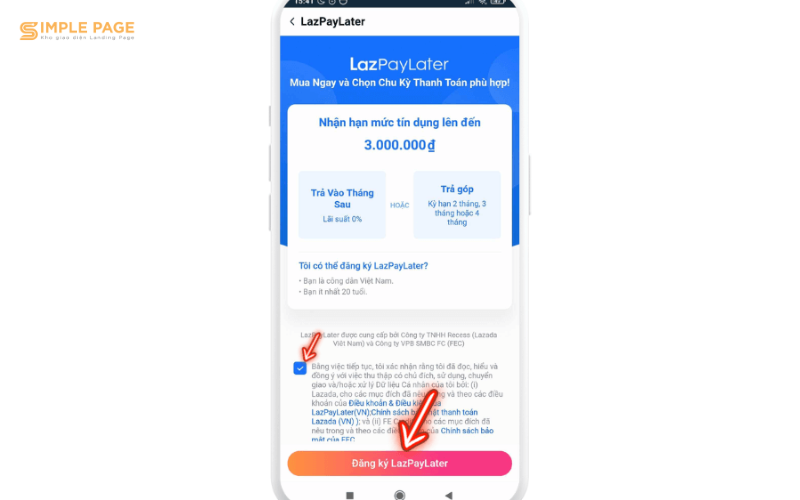 LazPayLater có rút được tiền không?