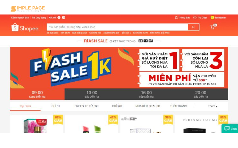 Cách săn hàng 1k trên Shopee không mất ship