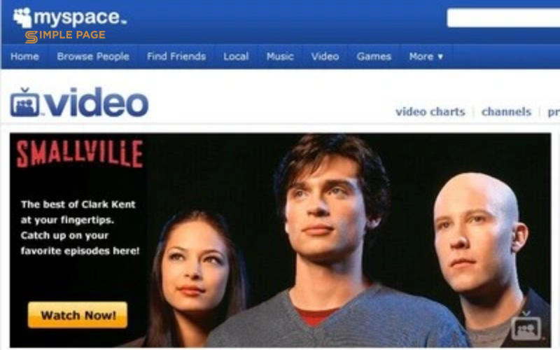 Website chia sẻ video trực tuyến - MySpace TV