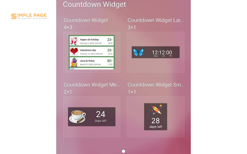 Countdown Widget