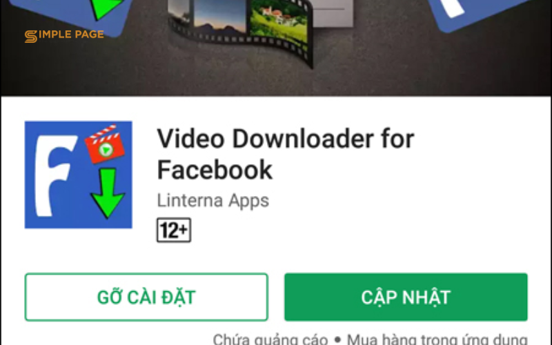 tải ứng dụng Video Downloader for Facebook