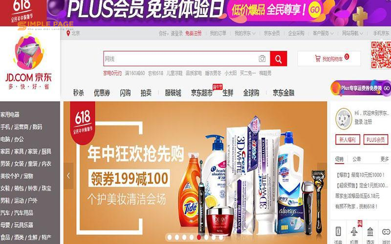 JD.com - Website mua hàng Trung Quốc chất lượng