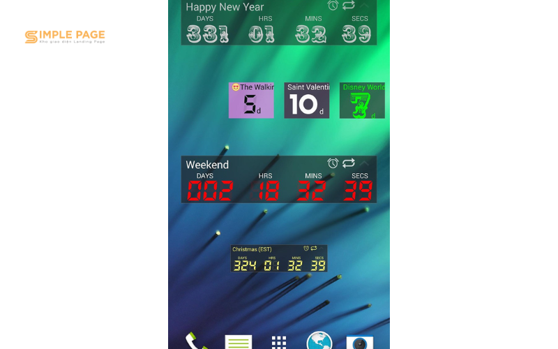 Final Countdown - Widget