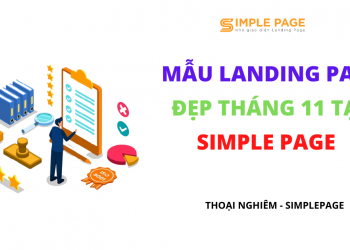 Tổng hợp mẫu Landing Page đẹp tháng 11 tại Simple Page