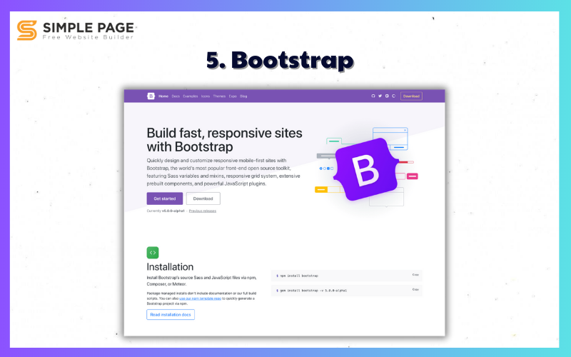 Cách tạo website miễn phí - Bootstrap
