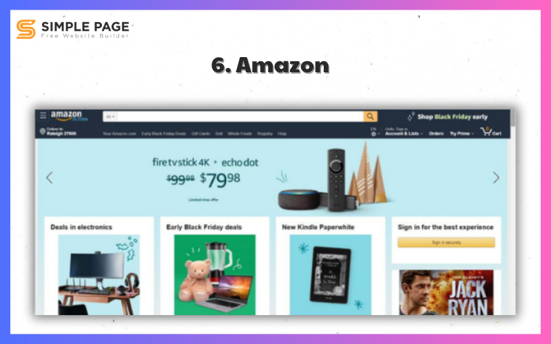 Các sàn thương mại điện tử - Amazon