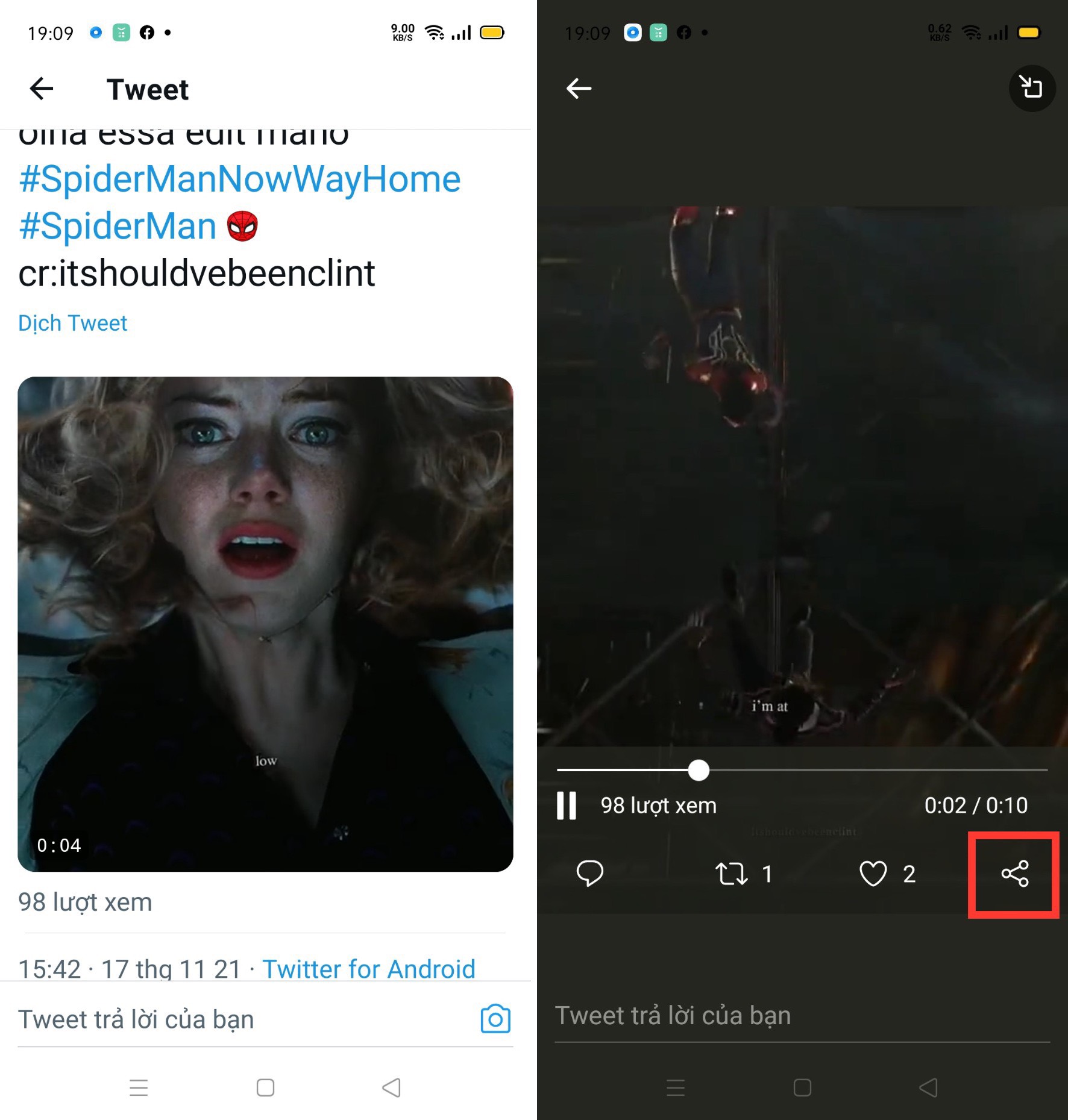 Cách tải video Twitter về điện thoại android