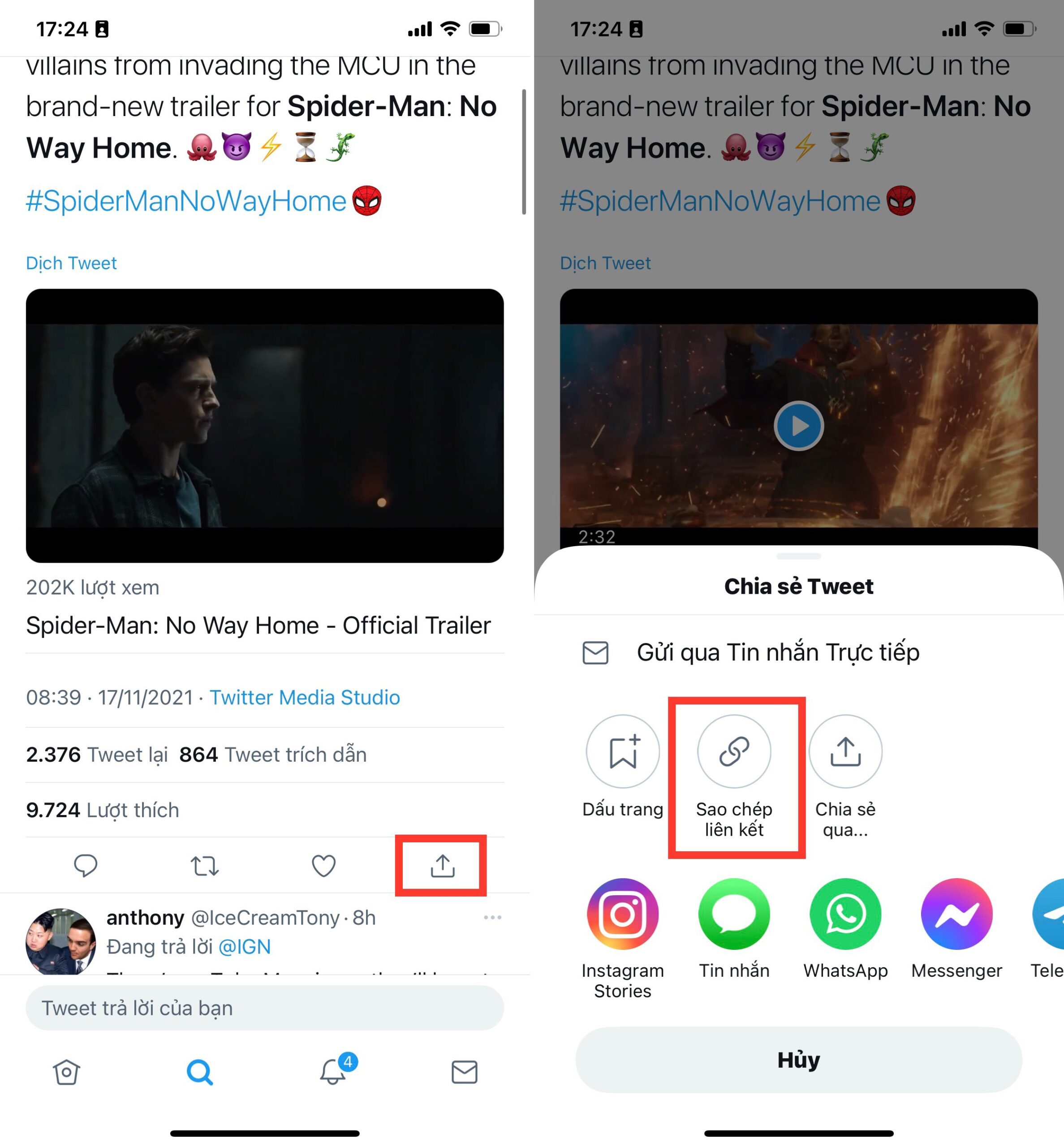 Cách tải video Twitter về ios