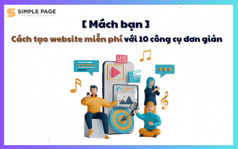 Cách tạo website miễn phí