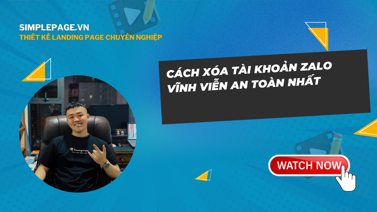 Cách xóa tài khoản Zalo
