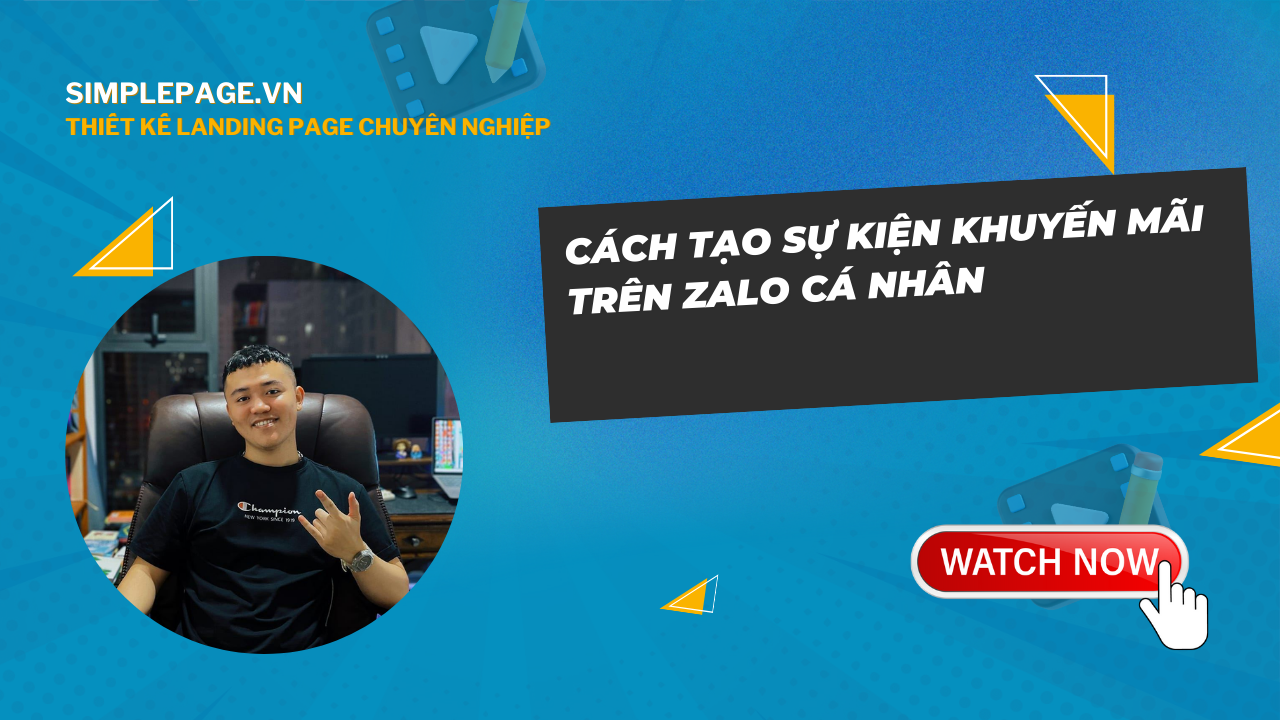 Tạo sự kiện khuyến mãi trên Zalo