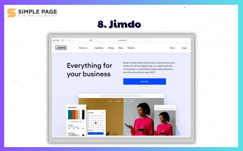 Cách tạo website miễn phí - Jimdo