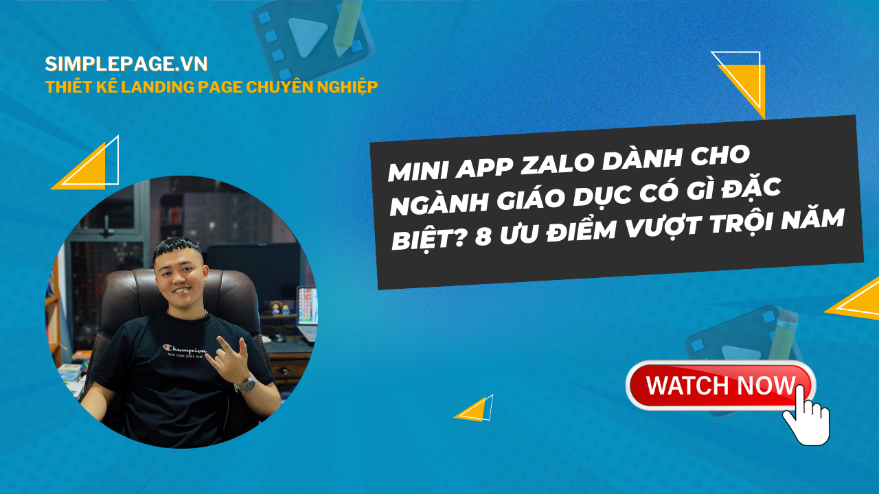 Mini App Zalo Dành Cho Ngành Giáo Dục