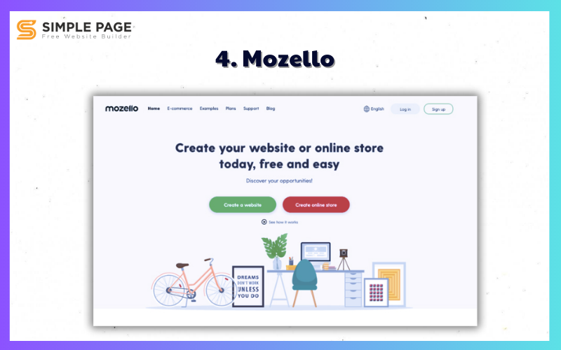 Cách tạo website miễn phí - Mozello