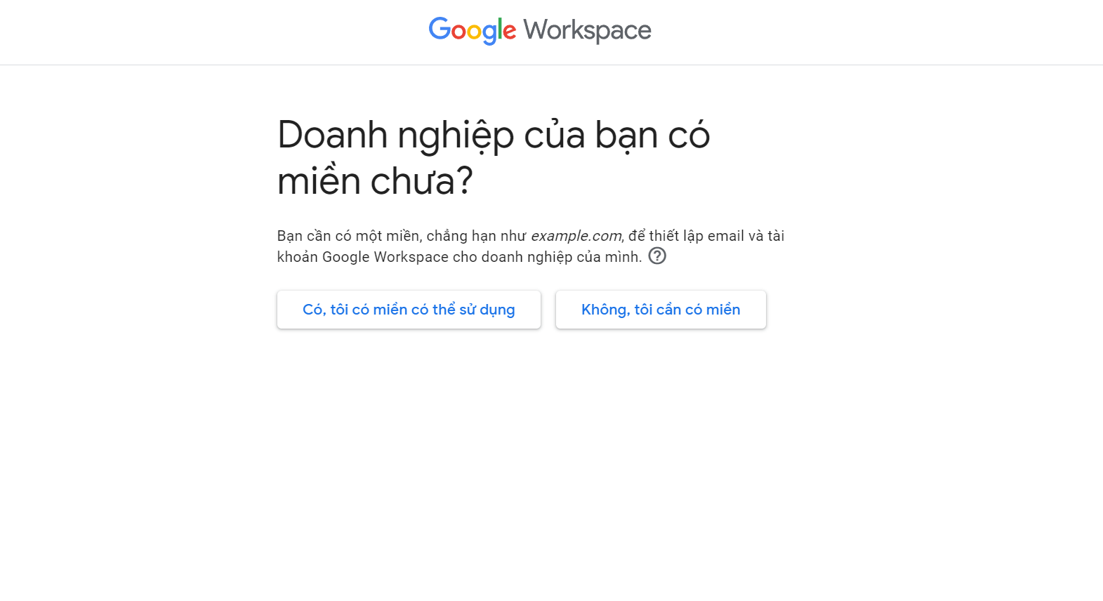 Cách đăng ký email doanh nghiệp trên Google.