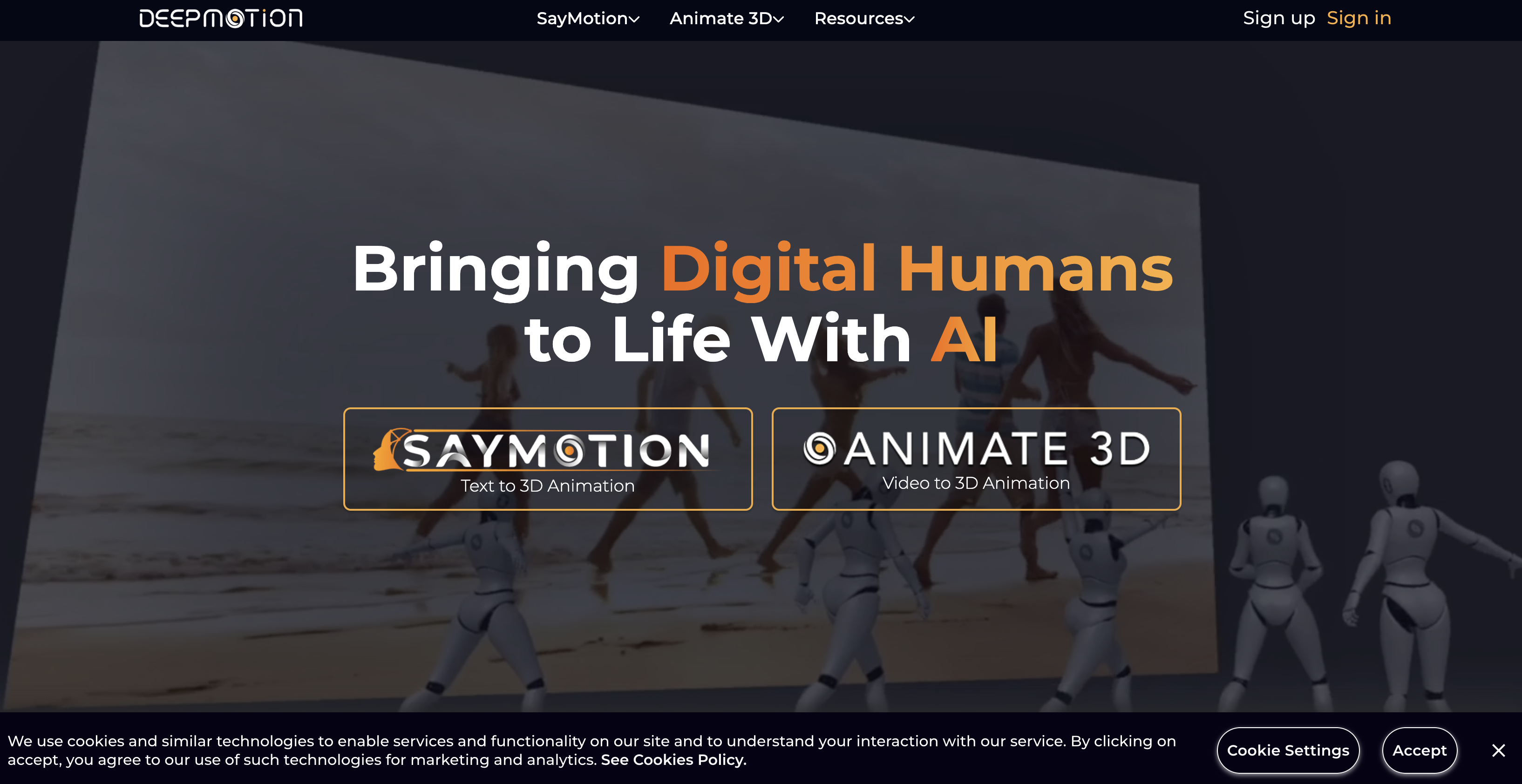 DeepMotion Công Cụ Cách Mạng Hóa Hoạt Hình Với AI Motion Capture