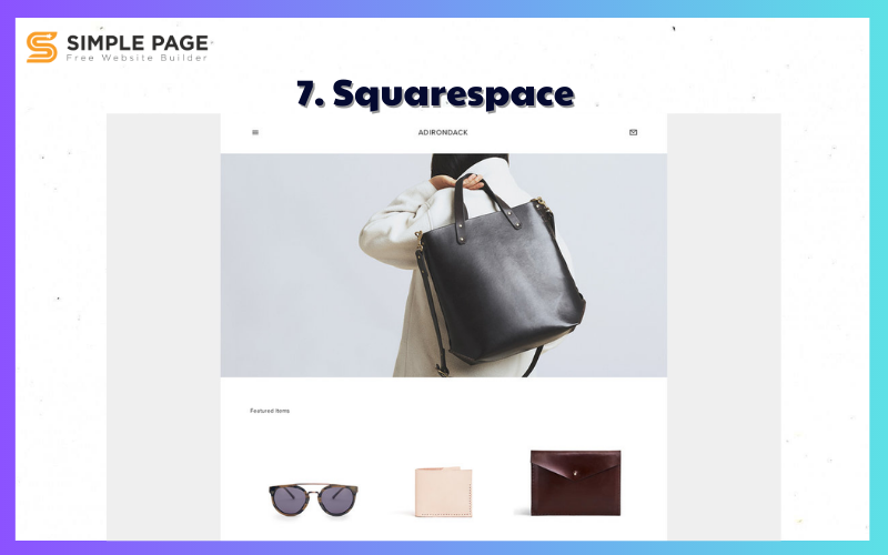 Cách tạo website miễn phí - Squarespace