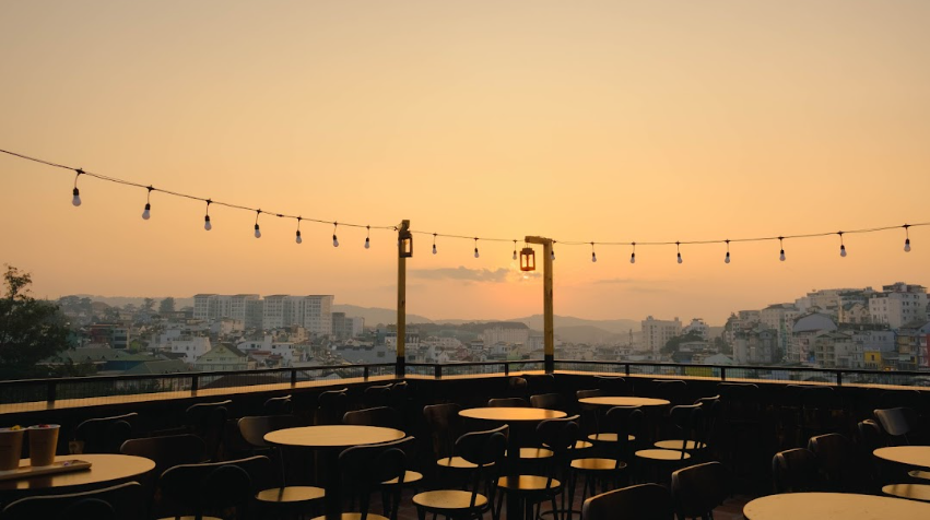quán cafe ngắm hoàng hôn ở Đà Lạt