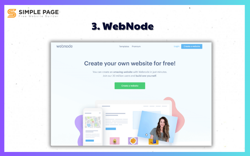 Cách tạo website miễn phí - WebNode