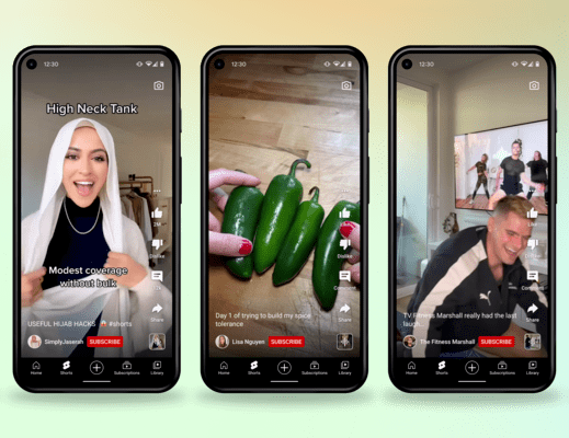 Youtube Shorts lên đề xuất nhanh