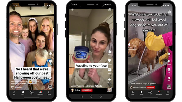 Youtube Shorts lên đề xuất nhanh