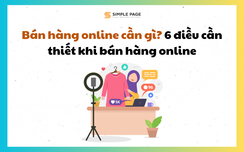 bán hàng online cần gì