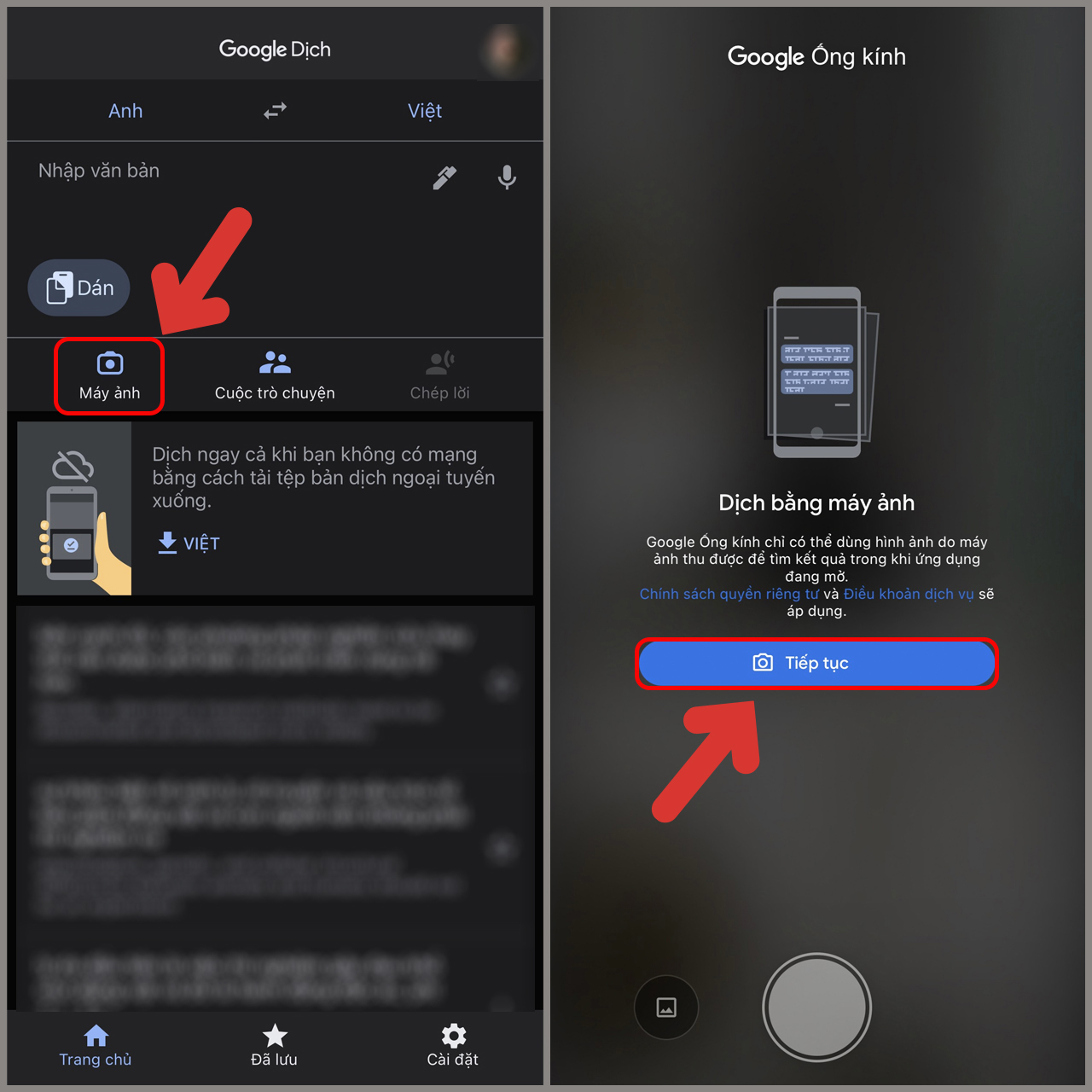 Làm thế nào để sử dụng google dịch hình ảnh trên điện thoại