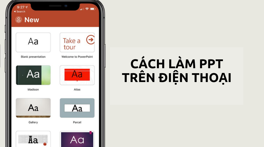 Cách làm powerpoint trên điện thoại