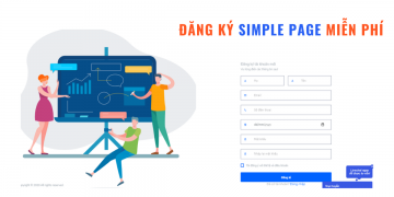 Hướng dẫn đăng ký tài khoản miễn phí trên Simple Page